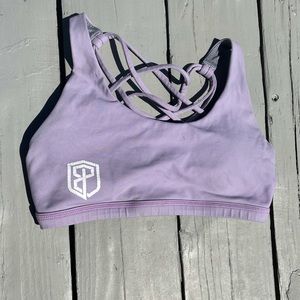 BP purple Vitality Sports Bra